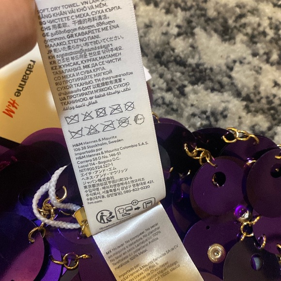 Rabanne H&M Sequin-Disc Mini Skirt - Picture 4 of 6